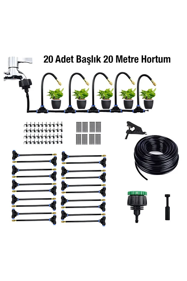 360 Derece dönebilen 20 metre Sulama Sistemi